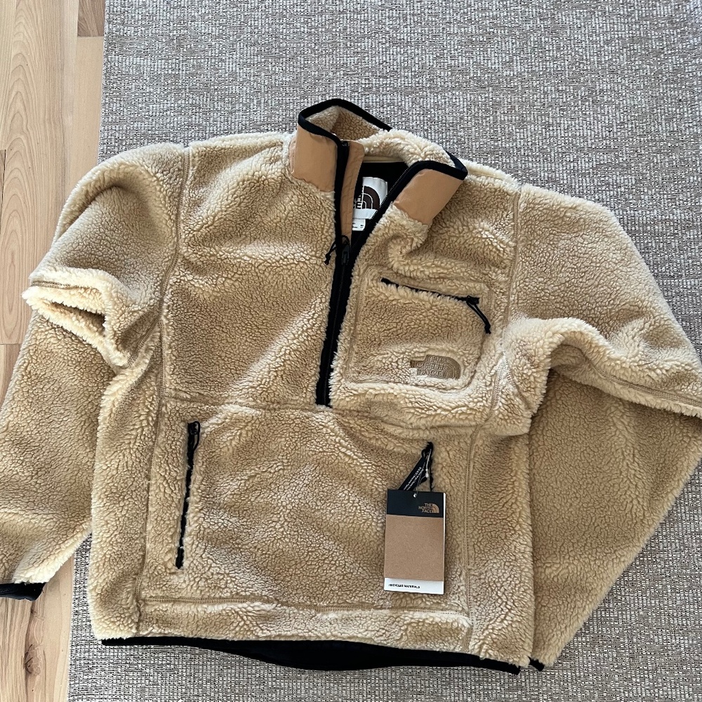 The North Face extreme pilePullover almond butter